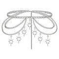 Thorn Heart Waist Chain Belt - Punk Gothic Crossover Body Belly Chains Tassel for Women Girl